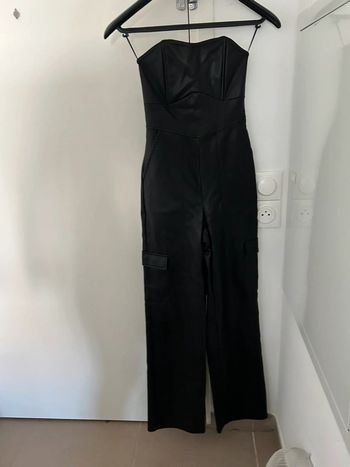 Combi Bustier effet Cuir