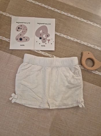 Short blanc effet dentelle Orchestra 23m