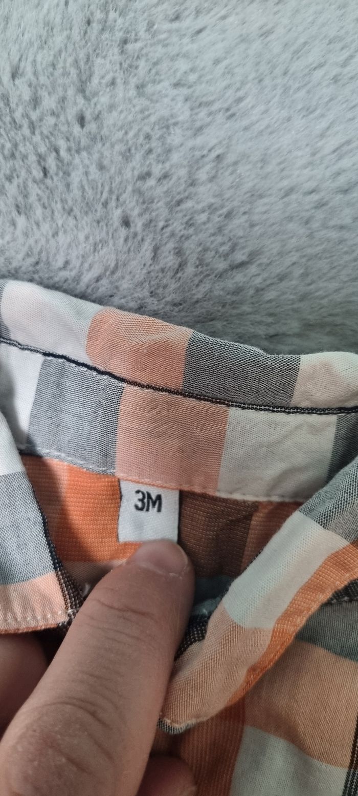 Chemise carreaux orange - photo numéro 2