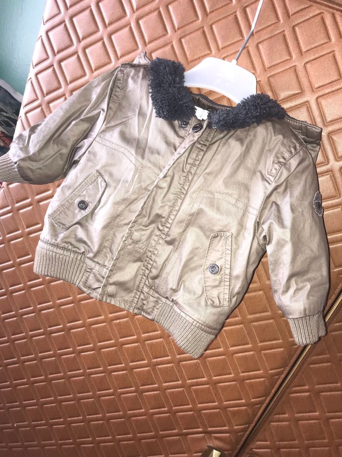Blouson chaud avec capuche amovible Obaibi 3 mois - photo numéro 3