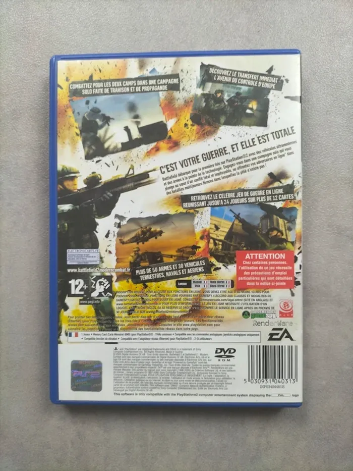 Jeu PS2 – Battlefield 2 : Modern Combat - photo numéro 2