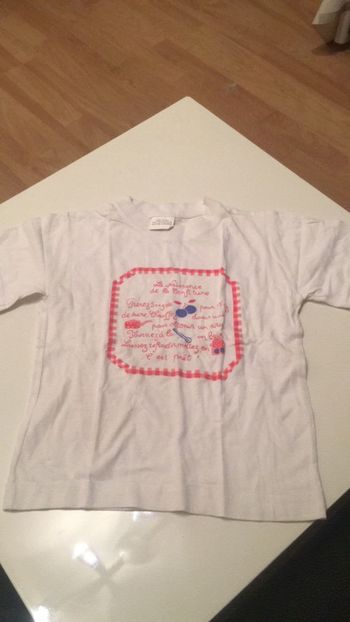 Teeshirt à manches courtes blanc