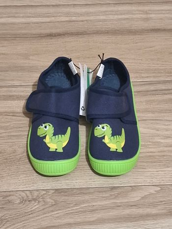 Chaussons filles et garçons d'intérieur légers antidérapants enfants dinosaure