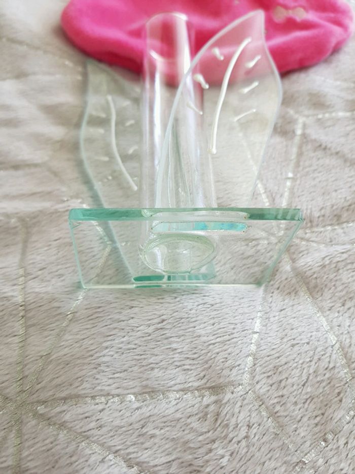 Mini vase ou porte dragées avec oiseau - photo numéro 4