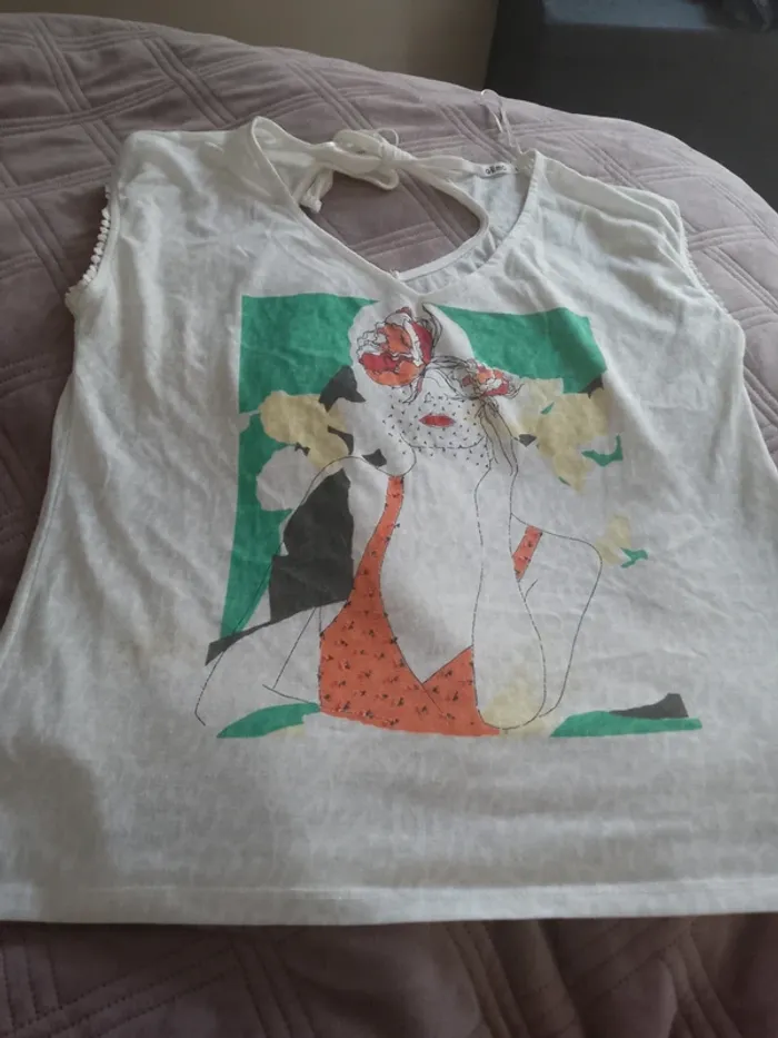 Tee shirt blanc