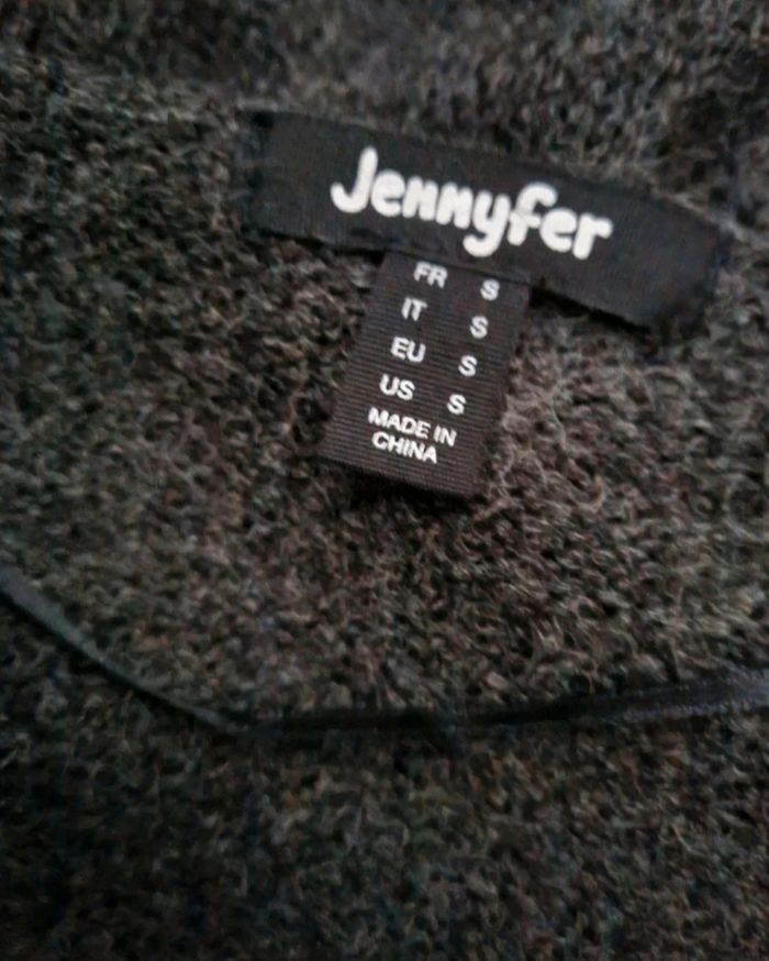 cardigan noir et gris taille S Jennyfer - photo numéro 4