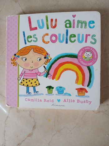 Livre cartonné Lulu aile les couleurs 💢
