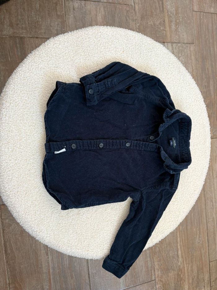 Ensemble 3 pièces gilet chemise jeans - photo numéro 2