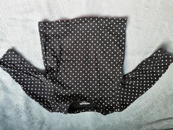 Pull à pois noir et blanc 9 mois Vertbaudet