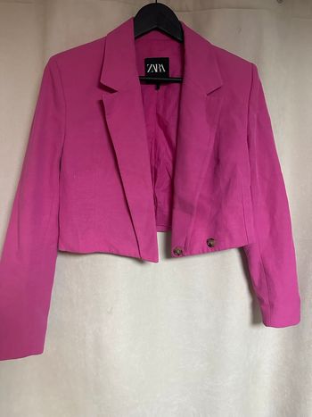 Blazer court Zara rose fuchsia