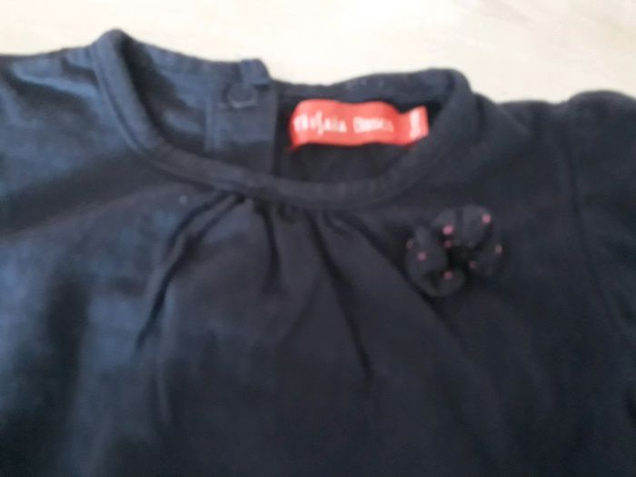 T shirt manche longue noeud 12 mois tissaia - photo numéro 2