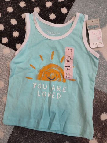 Débardeur garçon 12/18 mois neuf