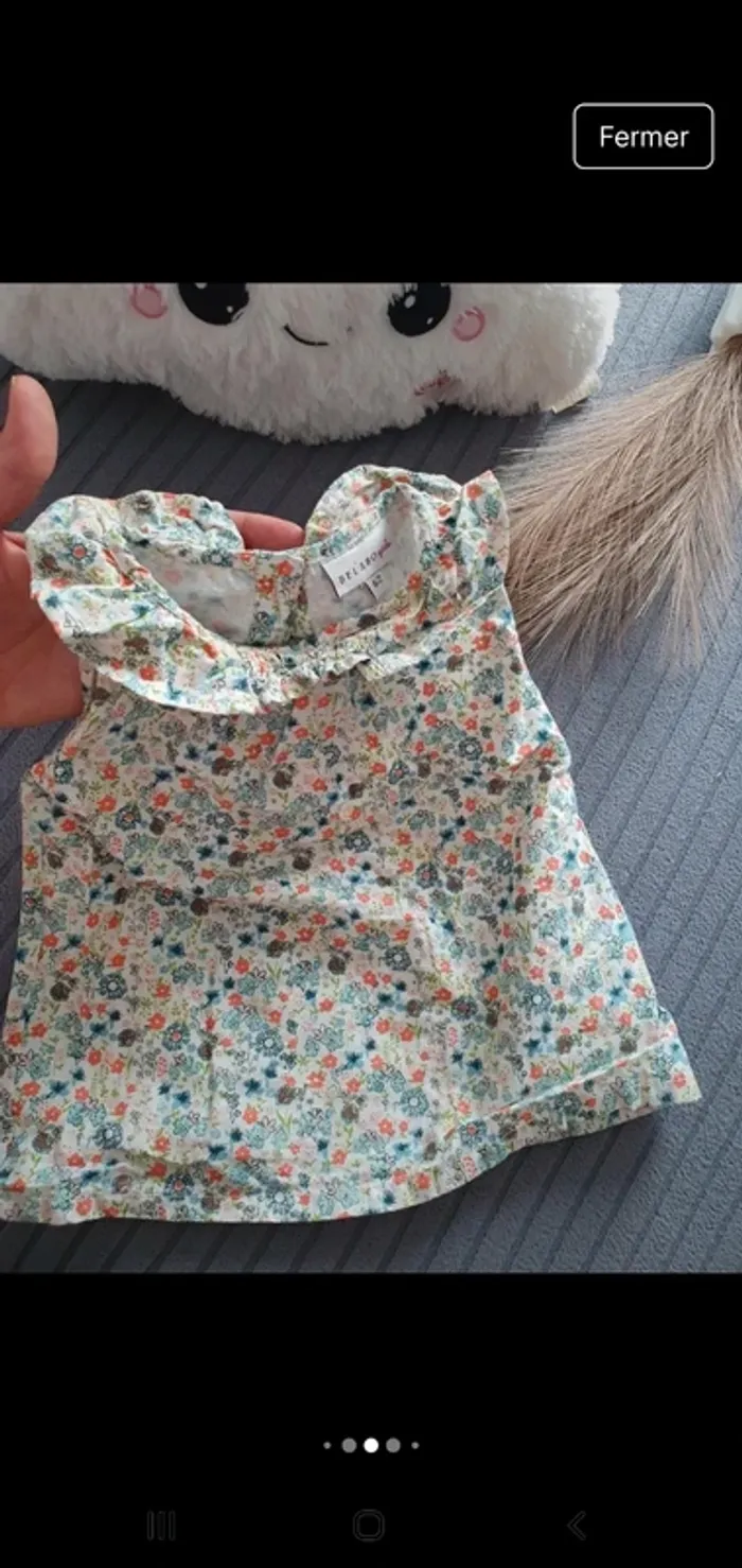 Lot vetements été bébé fille 6 mois - photo numéro 12