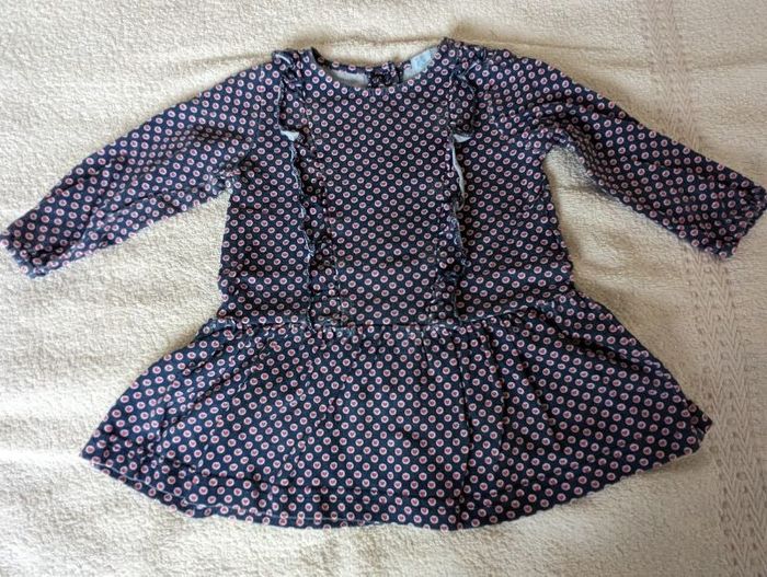 ROBE MANCHES LONGUES - T.6 MOIS