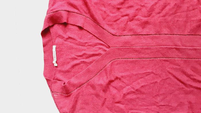 Vêtement femme pull léger rose fuschia Camaïeu taille S - photo numéro 2