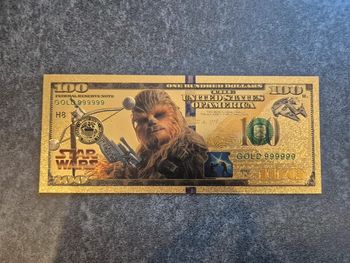 Billet OR à collectionner Chewbacca star wars