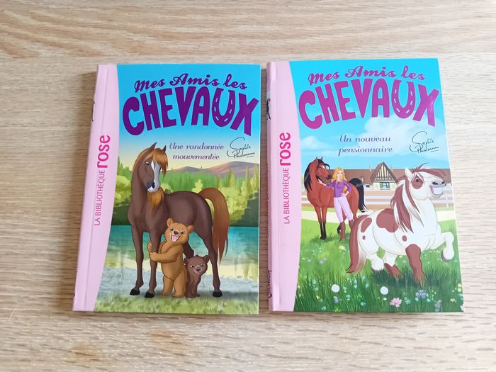Lot 2 livres Mes Amis les chevaux dès 6 ans - Très bon état