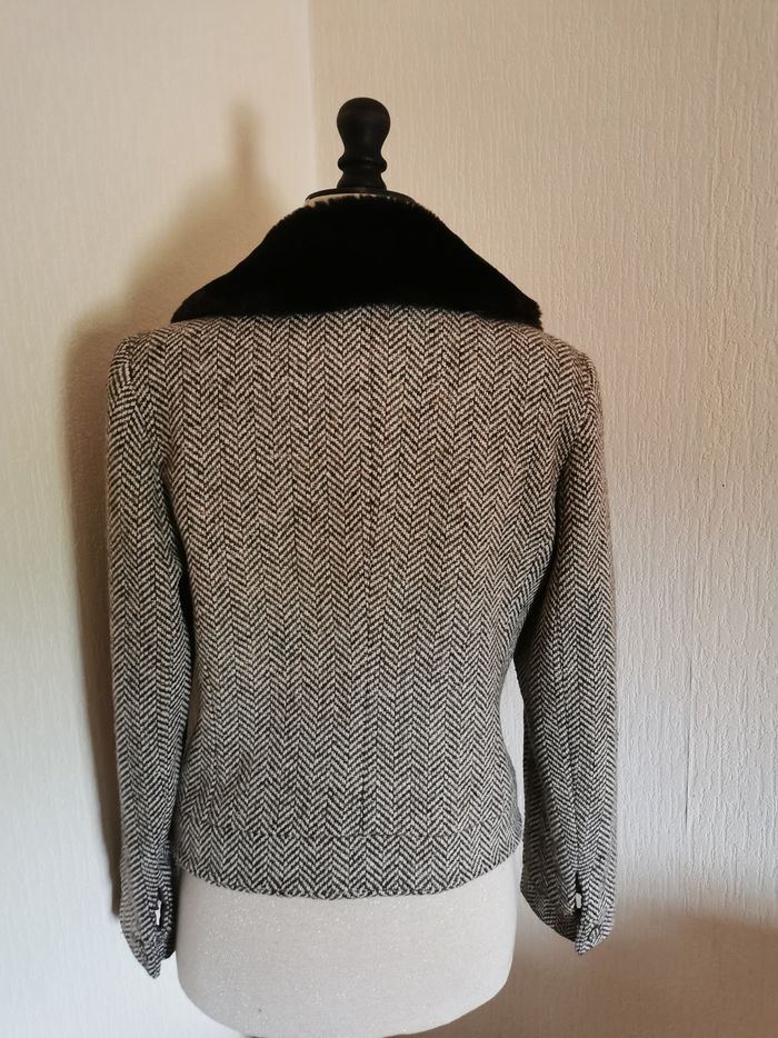 Veste courte marron et beige Burton T42 - photo numéro 7