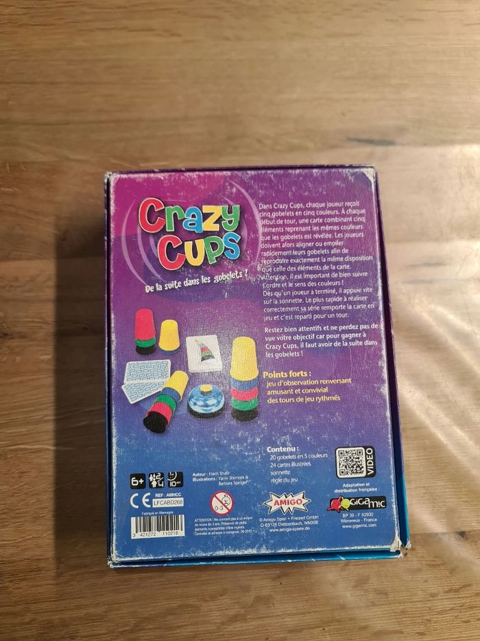 Jeu de société Crazy Cups des éditions Gigamic, - photo numéro 3