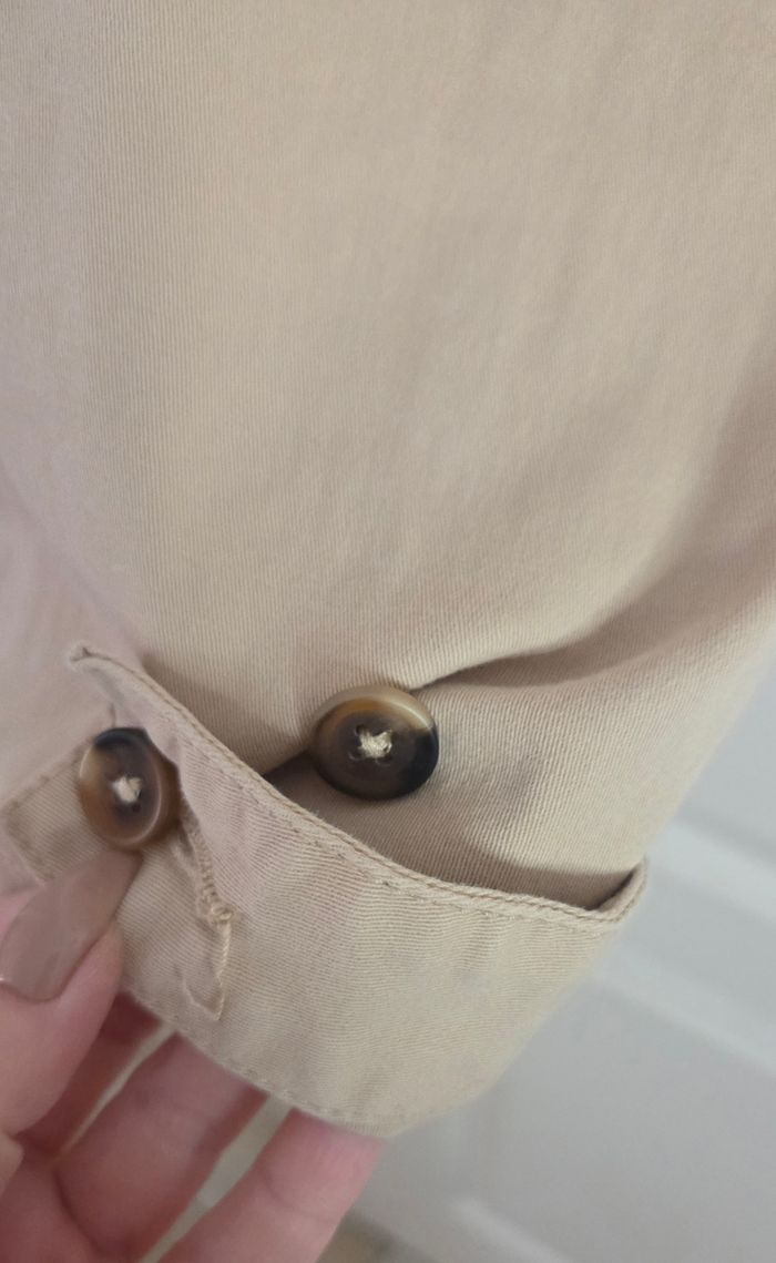 Pantalon Cargo Beige Taille Haute – Coupe Tendance - photo numéro 8