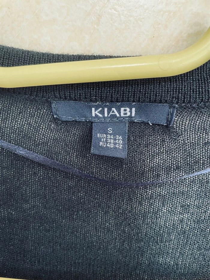 Gilet long femme taille S -36/38- Kiabi bleu marine - photo numéro 2