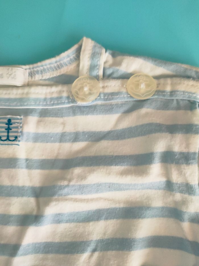 T-shirt manches longues marinière - photo numéro 4