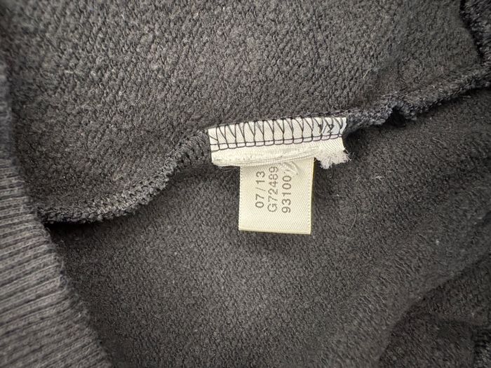 Sweat Adidas Noir – Design Unique Bleu + Poche Devant – Taille 13/14 ans - photo numéro 7