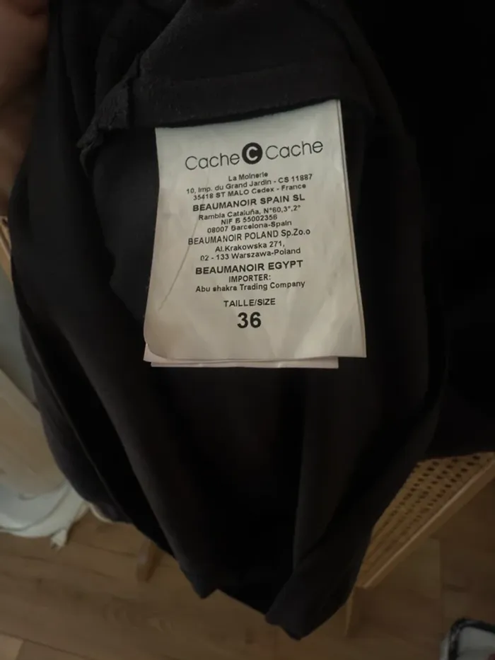 Robe en suédine noire - photo numéro 4