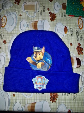 Bonnet Pat patrouille bleu enfants