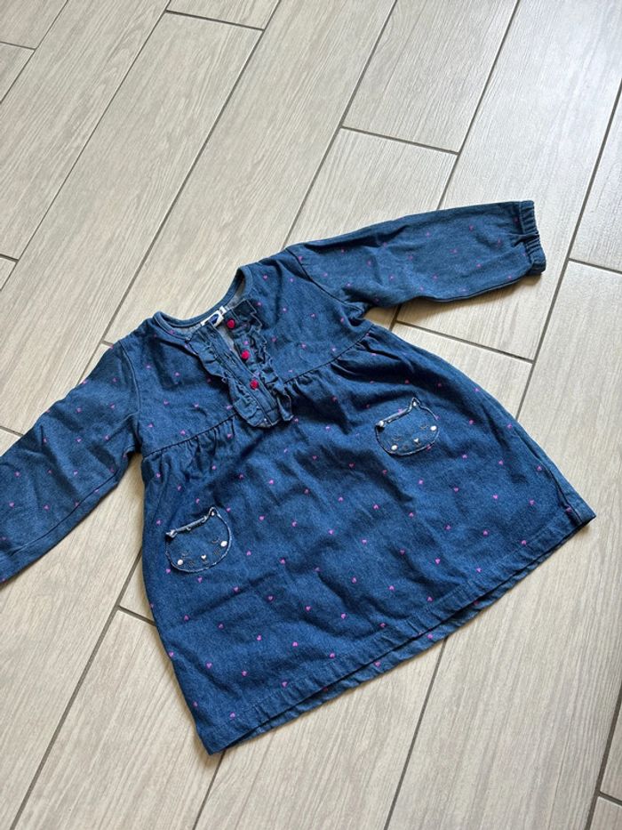 Robe fille en jean
