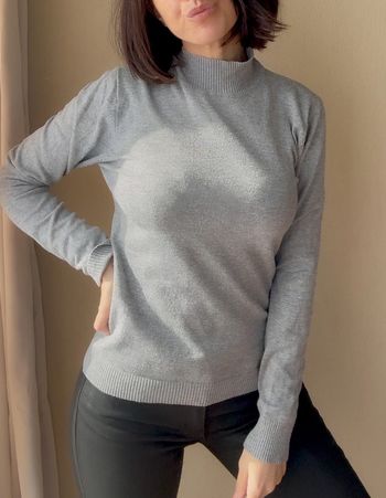 Pull gris Pascal Morabito taille 2 très bon état