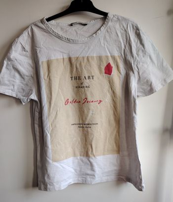 T-shirt imprimé “The Art of Repairing” – Zara – Taille S
