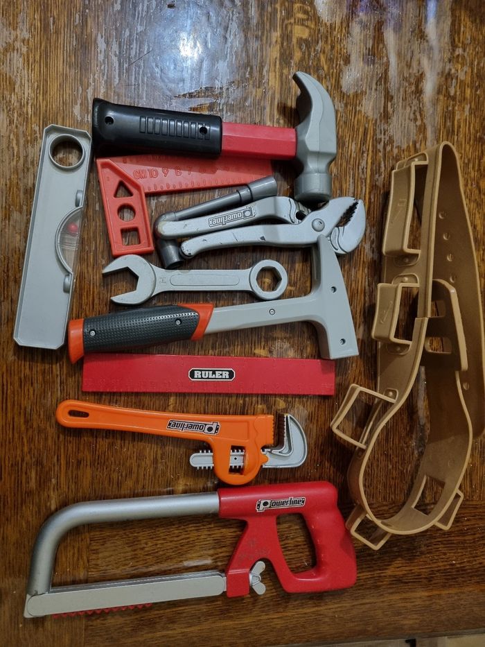 Lot d outils en plastique