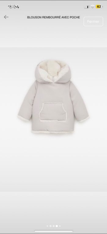 Manteau bébé fille