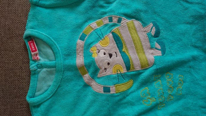 Pyjama velours chat - photo numéro 2