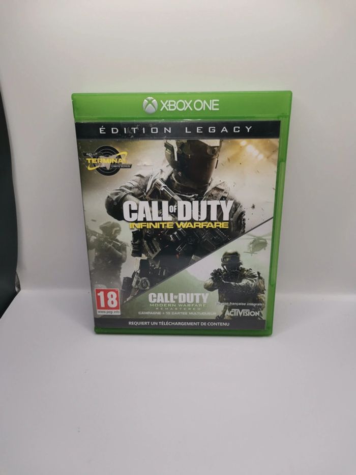 Jeux Xbox One call of duty infinite warfare + call of duty modern warfare remasteriser - photo numéro 2