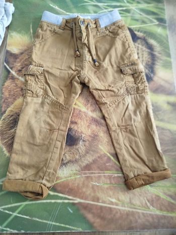 Pantalon camel 24 mois Gémo