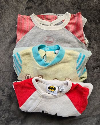 Lot de Pyjamas bébé en velours