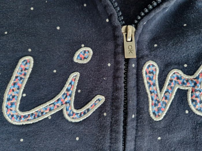 Sweat bleu marine 8 ans - photo numéro 4