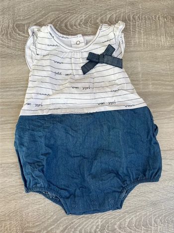 barboteuse bébé fille 1 mois
