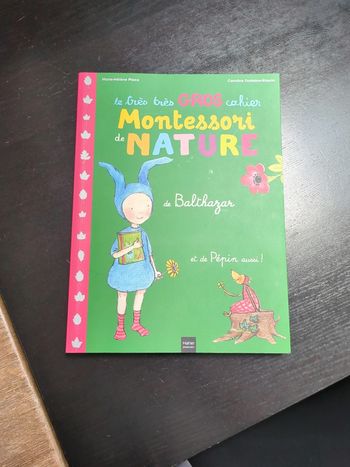 Cahier Montessori nature
