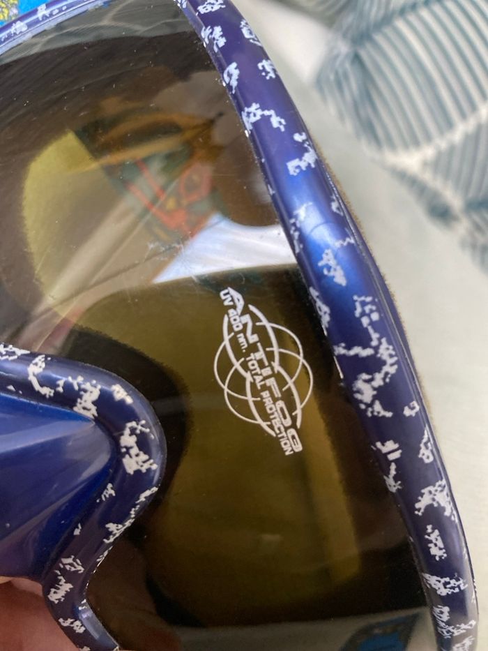 Masque de ski bleu Disney pour enfant UV 400