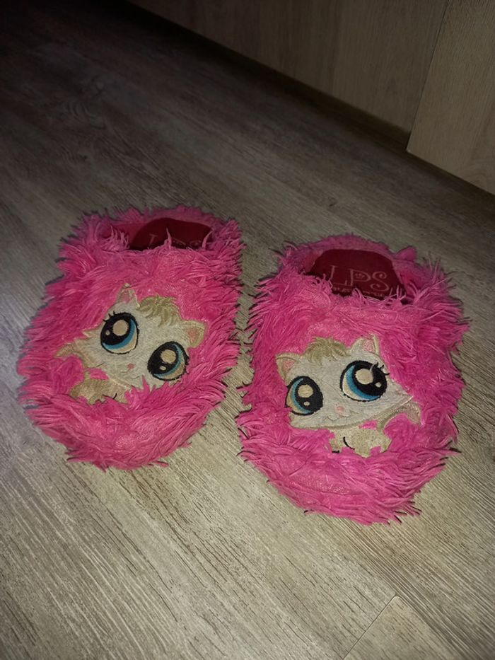 chausson pilou rose littlest pet shop chat pointure 30