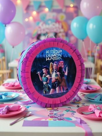 pinata k-pop demon hunters - Anniversaire kpop huntrix 