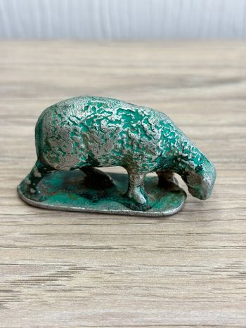 Figurine jouet ancien mouton 1/32 quiralu , animaux ferme