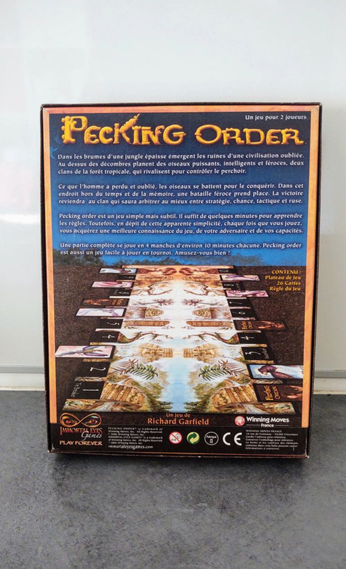 Jeu Pecking Order - photo numéro 2