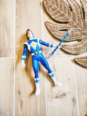 🙅Power rangers mighty morphin grande Billy figurine du ranger bleu auto morphing