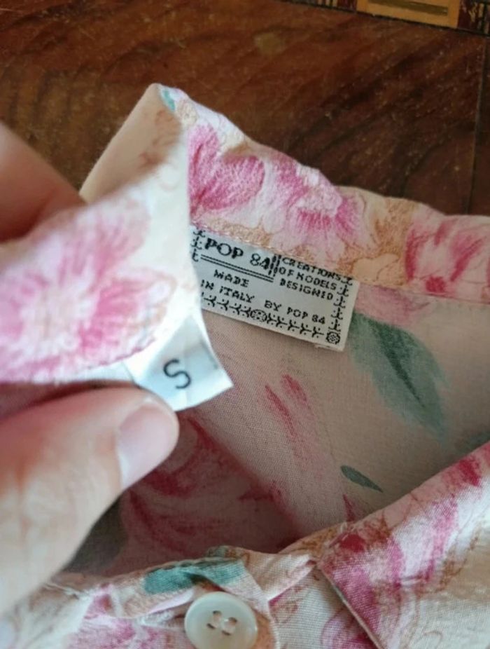 Chemisier fleuri à pinces viscose Pop 84 - photo numéro 10