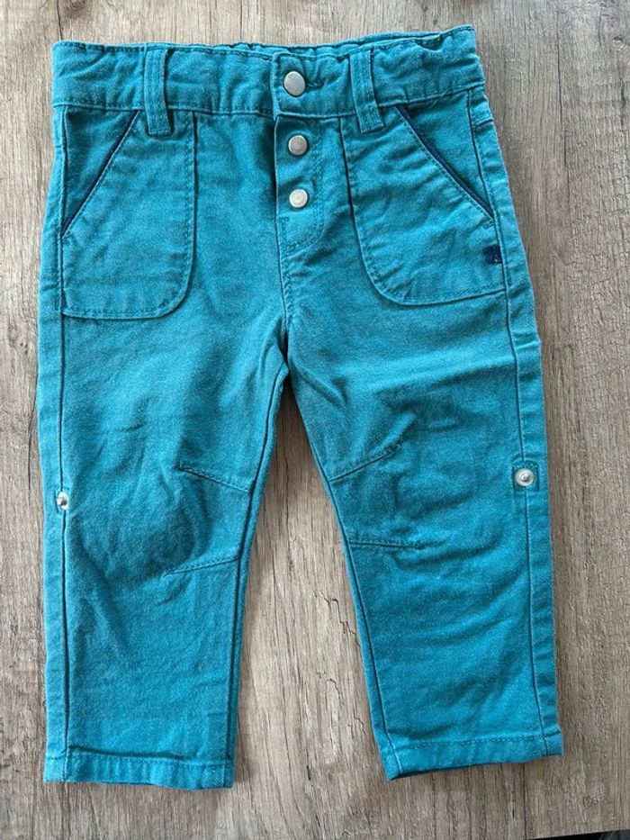 Ensemble jean t-shirt manches courtes 9 mois - photo numéro 3
