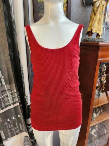 Debardeur bordeaux taille M Undiz (Ang)